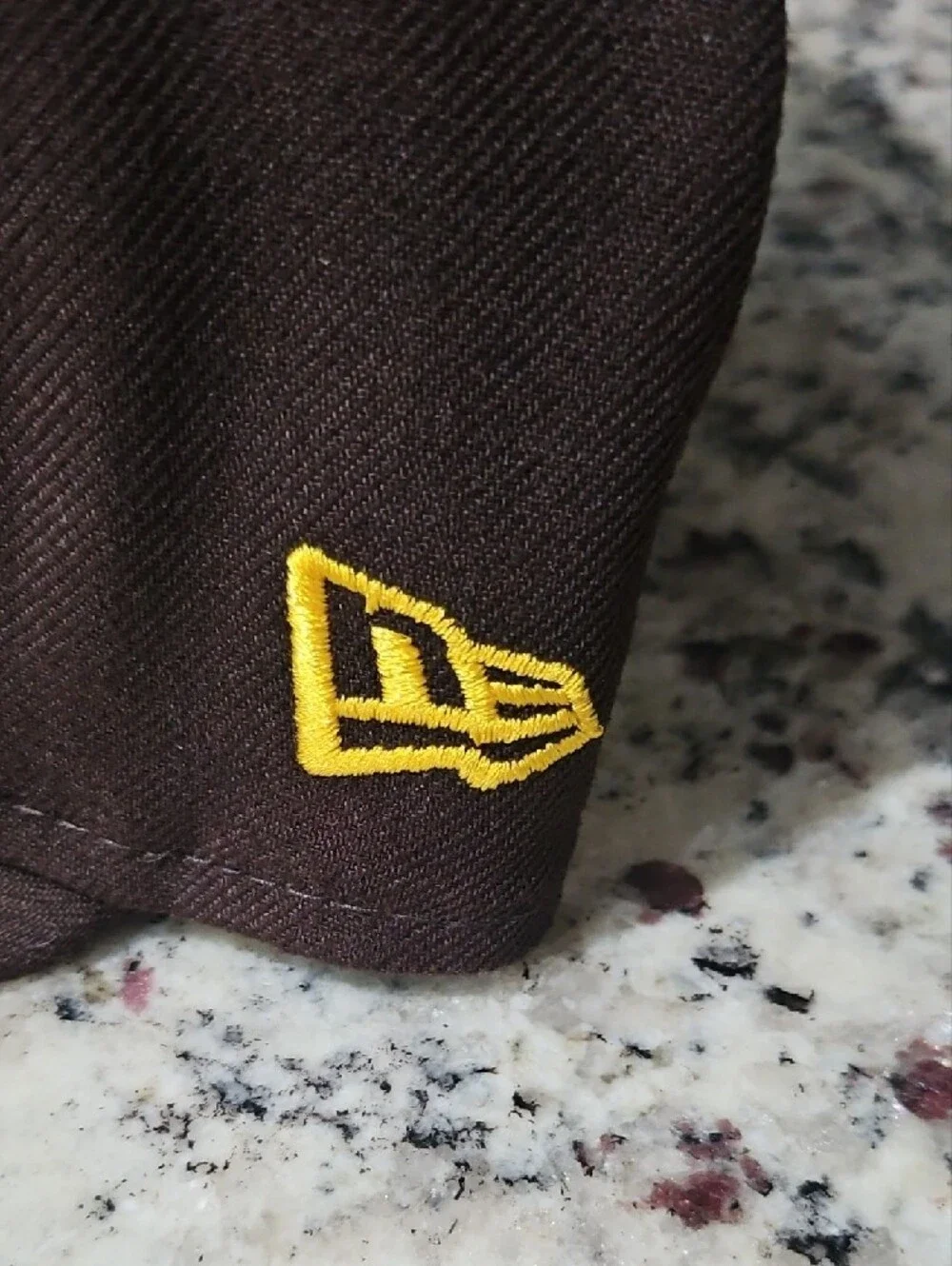 New Era Brown and Yellow San Diego Padres Fitted Hat